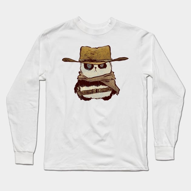 The Panda with No Name Long Sleeve T-Shirt by jesse.lonergan